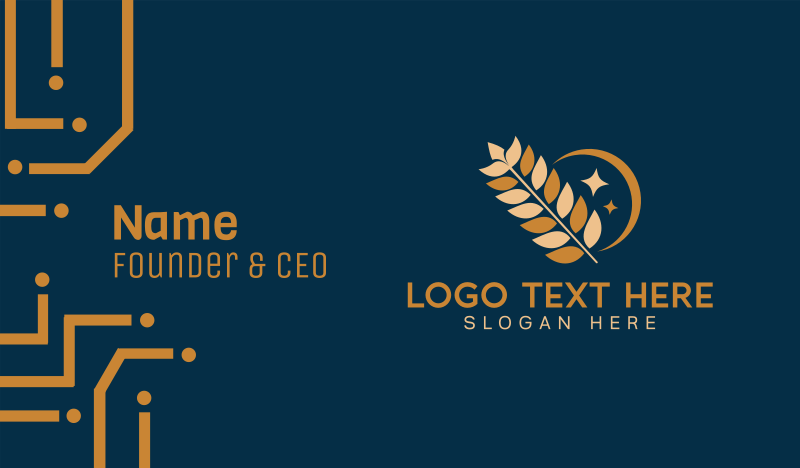 Starry Grain Bakery Business Card