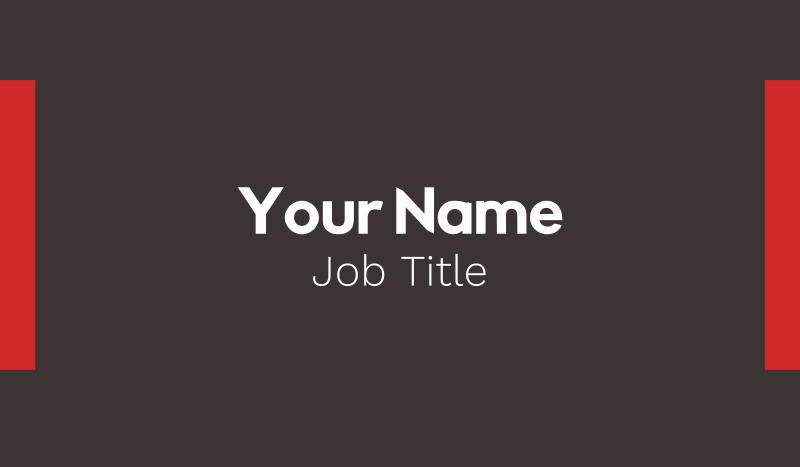 Classic Professional Business Card