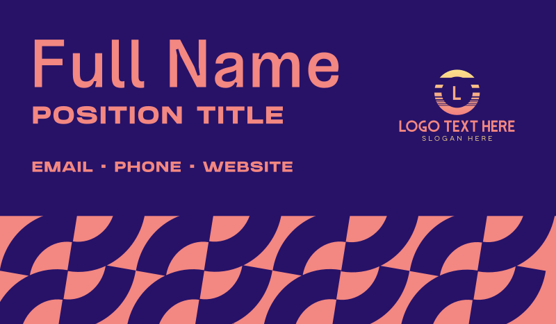 Modern Minimalist Business Card