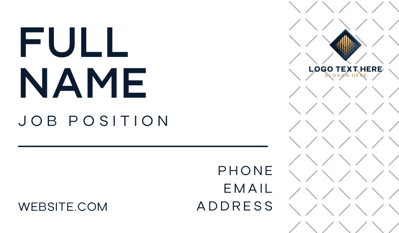 Modern Abstract Business Card