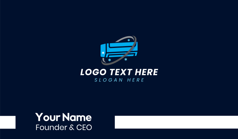 Air Conditioner Cooling Business Card