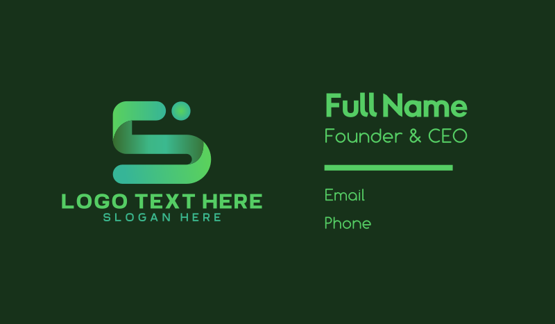 3D Technology Software Business Card