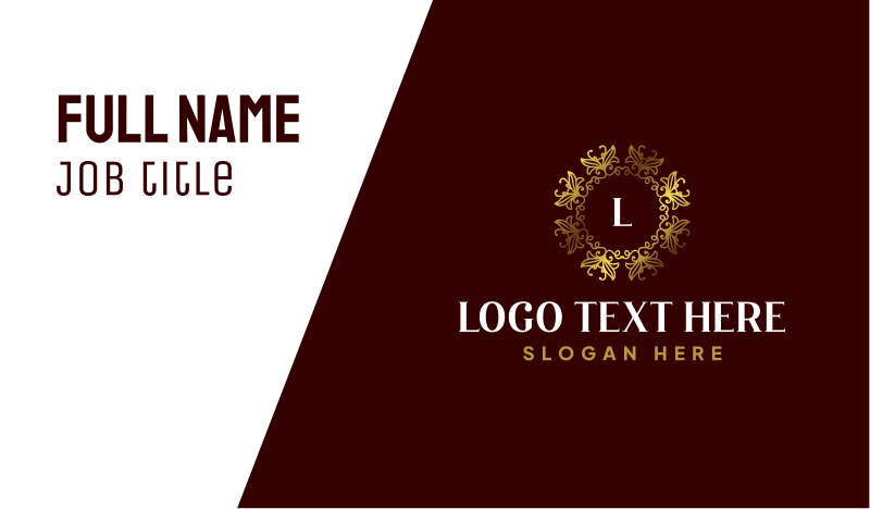 Luxury Premium Decoration Business Card