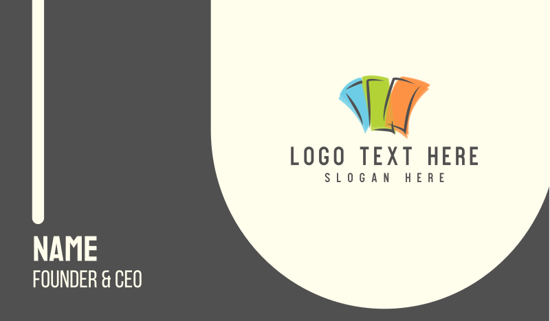 Colorful Coupons Business Card
