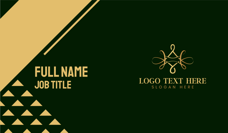 Luxury Premium Flourish Business Card