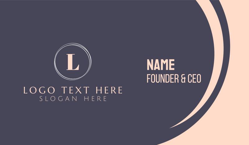 Elegant & Chic  Business Card