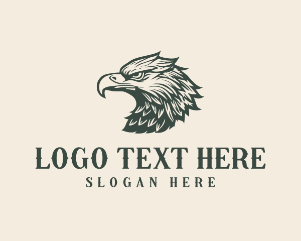 Patriotic Eagle Emblem
