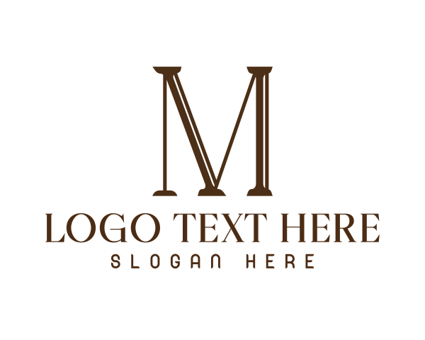 Elegant Studio Letter M