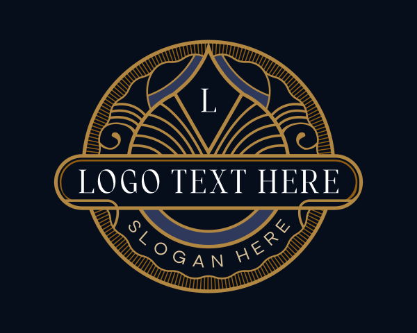 Elegant Art Deco Emblem
