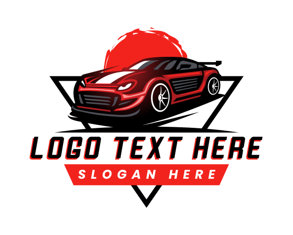 Automotive Car Racing Emblem