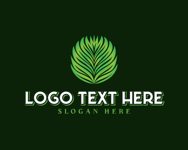 Grass Leaf Botanical Design