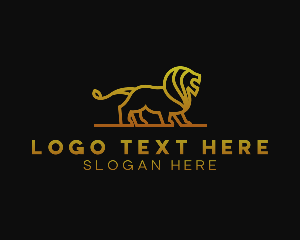 Gold Lion Finance Accountant Logo