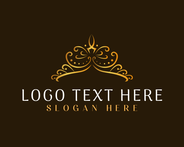 Luxury Gold Crown Emblem