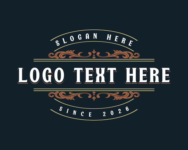 Elegant Vintage Decorative Emblem
