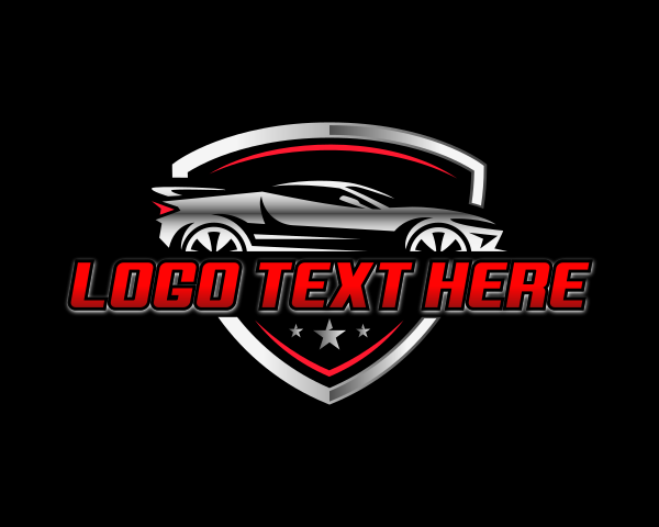 Sports Car Emblem Logo