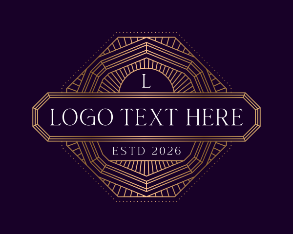 Elegant Deco Emblem