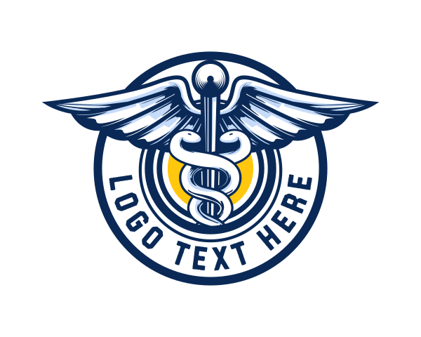 Medical Caduceus Emblem