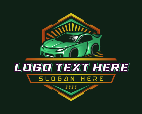 Automotive Car Repair Emblem