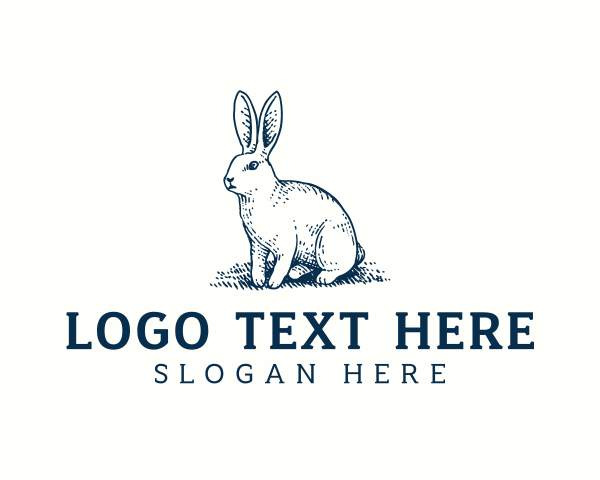 Vintage Rabbit Farm Logo